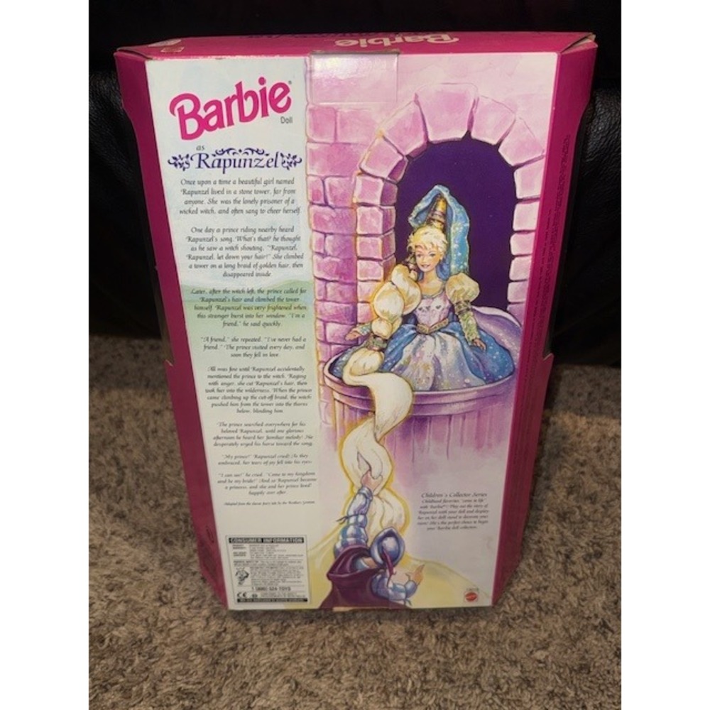 Barbie Childrens Collector Series Rapunzel Doll The Fairy Tale Beauty - Picture 6 of 8